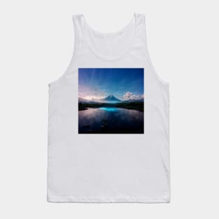 Mount Fuji Landscape Tank Top